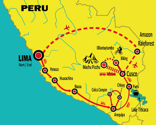 15 Days Peru Tour Package | Biking | All Inclusive | Majestic Condors | Peru Bucket List | Tour Agency | Best Prices