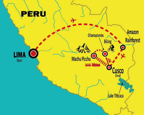 8 Days Peru Tour Package | Biking | All Inclusive | Fearless Pumas | Peru Bucket List | Tour Agency | Best Prices