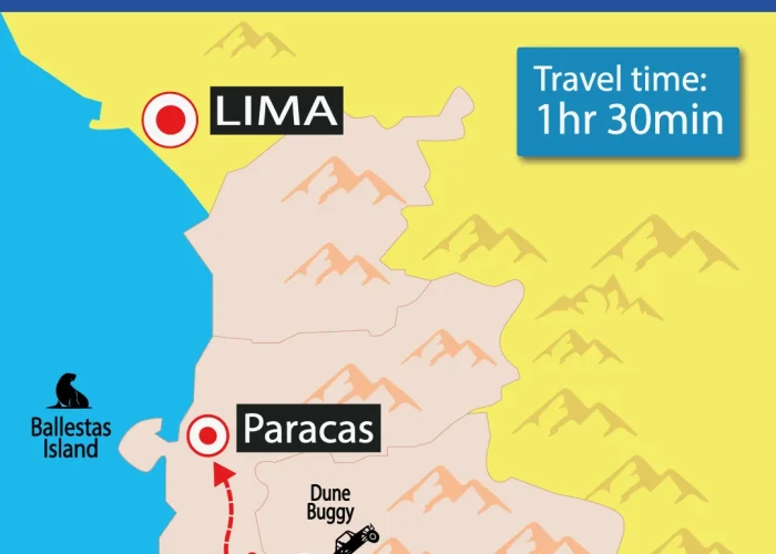 Bus Huacachina to Paracas | Shuttle Bus | Door to Door | Cheap Prices | Backpackers |Wayki Bus