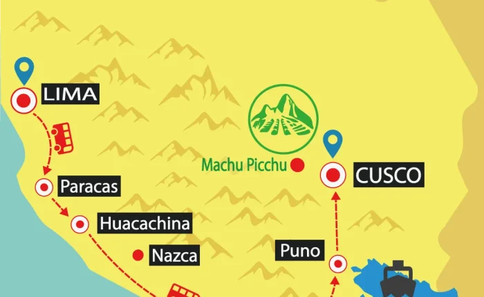 Bus Lima to Cusco without Nazca | Hop On Hop Off | Best Prices | Tour Bus | Shuttle Bus Peru | Wayki Bus