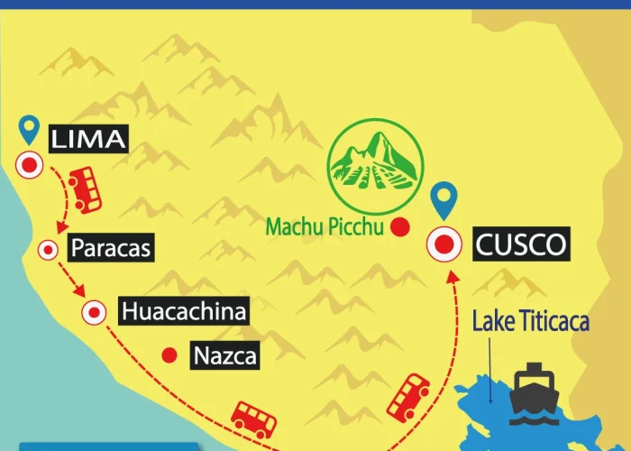 Bus Lima to Cusco without Nazca and Puno | Hop On Hop Off | Best Prices | Tour Bus | Shuttle Bus Peru | Wayki Bus