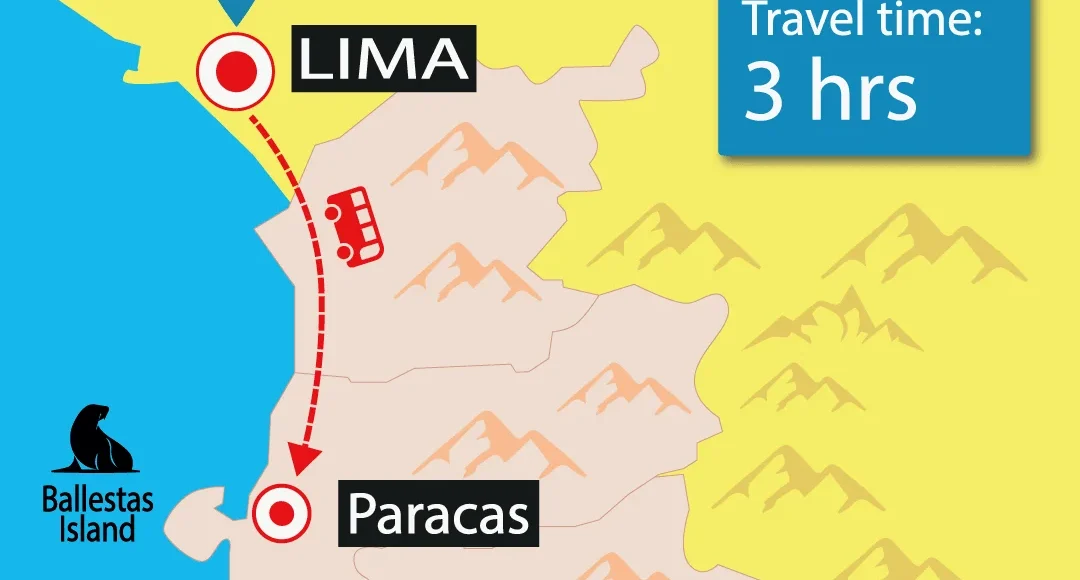 Bus Lima to Paracas | Shuttle Bus | Door to Door | Cheap Prices | Backpackers | Wayki Bus