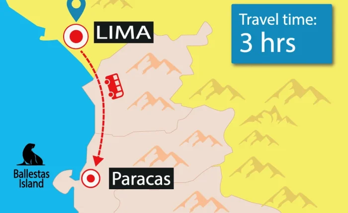 Bus Lima to Paracas | Shuttle Bus | Door to Door | Cheap Prices | Backpackers | Wayki Bus