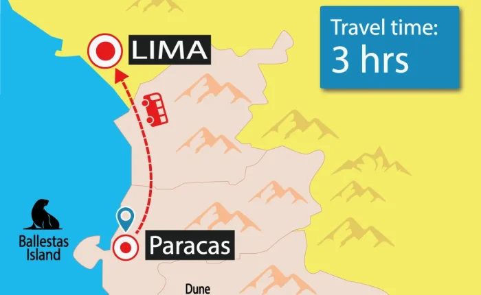 Bus Paracas to Lima | Shuttle Bus | Door to Door | Cheap Prices | Backpackers | Wayki Bus