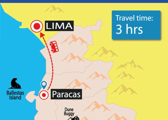 Bus Paracas to Lima | Shuttle Bus | Door to Door | Cheap Prices | Backpackers | Wayki Bus