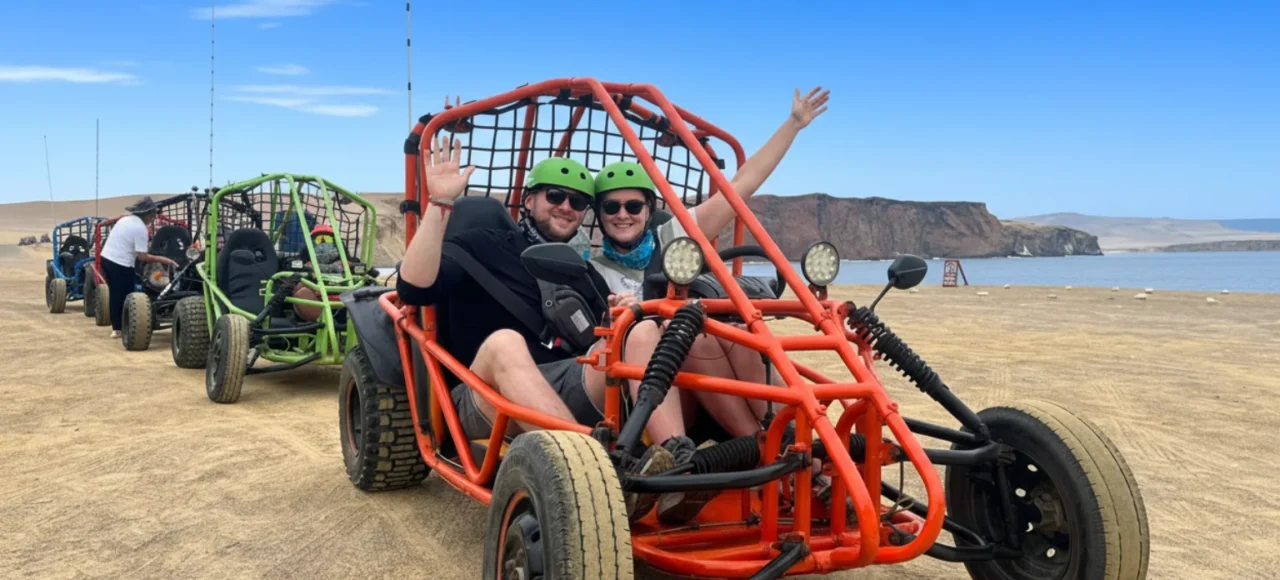 Mini Buggy tour during The Paracas National Reserve Tour - Lima to Paracas Bus - Wayki Bus