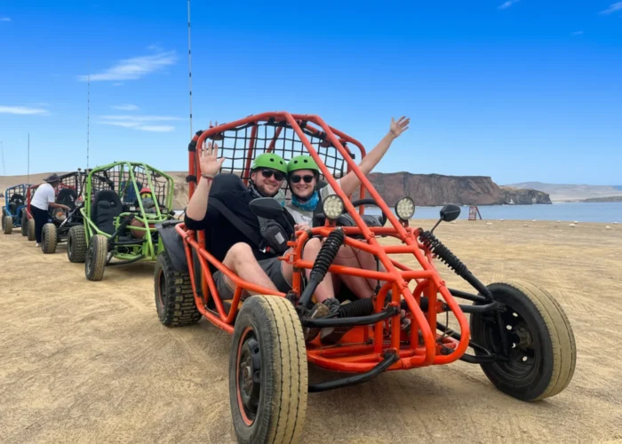 Mini Buggy tour during The Paracas National Reserve Tour - Lima to Paracas Bus - Wayki Bus