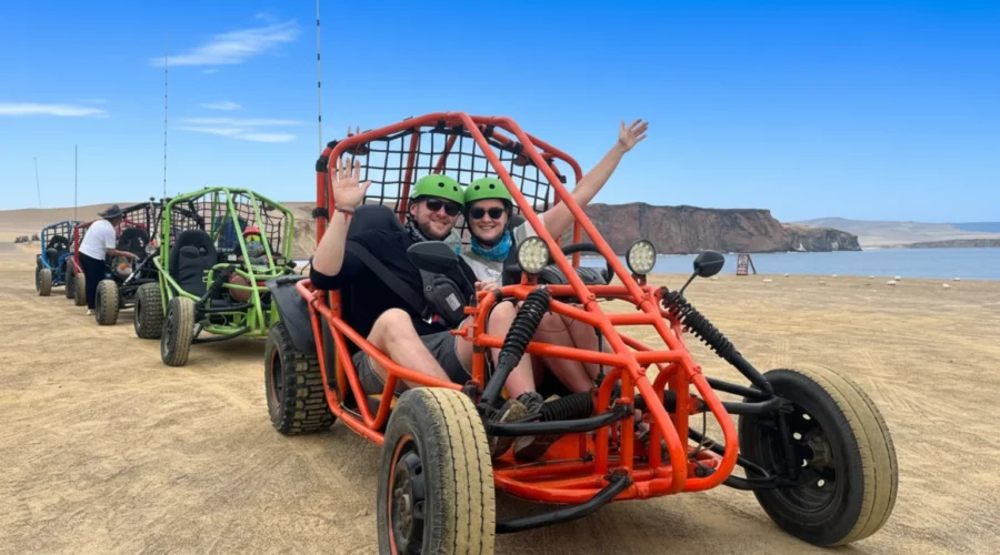 Mini Buggy tour during The Paracas National Reserve Tour - Lima to Paracas Bus - Wayki Bus