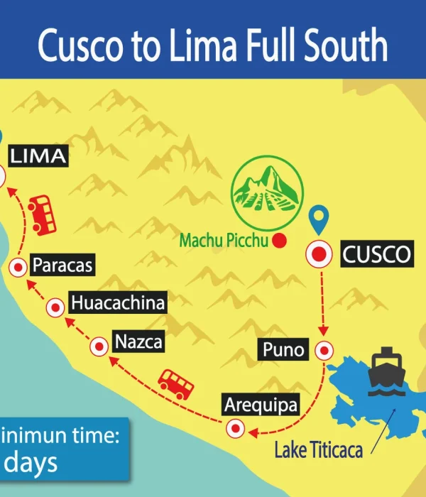 Bus Cusco to Lima Full South | Hop On Hop Off | Best Prices | Tour Bus | Shuttle Bus Peru | Wayki Bus