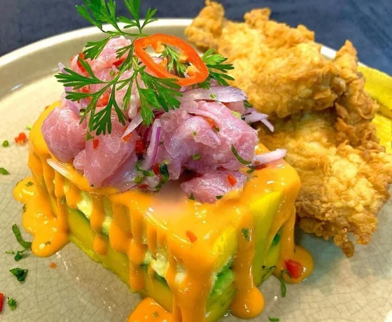 Wayki Bus -Ceviche y causa de marisco - peruvian food