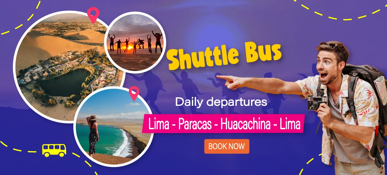 BUS LIMA TO PARACAS TO HUACACHINA | WAYKI BUS PERU