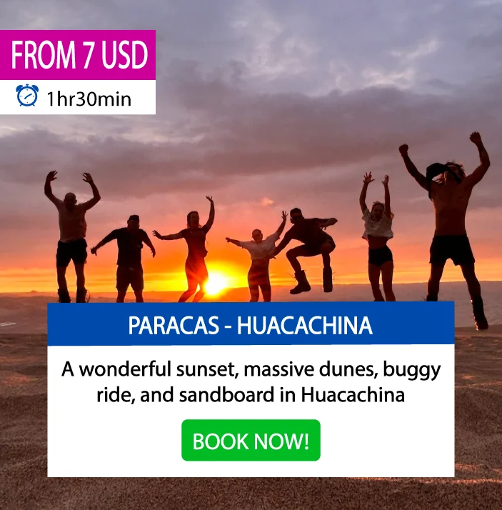 BUS PARCAS TO HUACACHINA | HOW TO GET TO HUACAHINA FROM PARACAS | WAYKI BUS | DOOR TO DOOR SERVICE