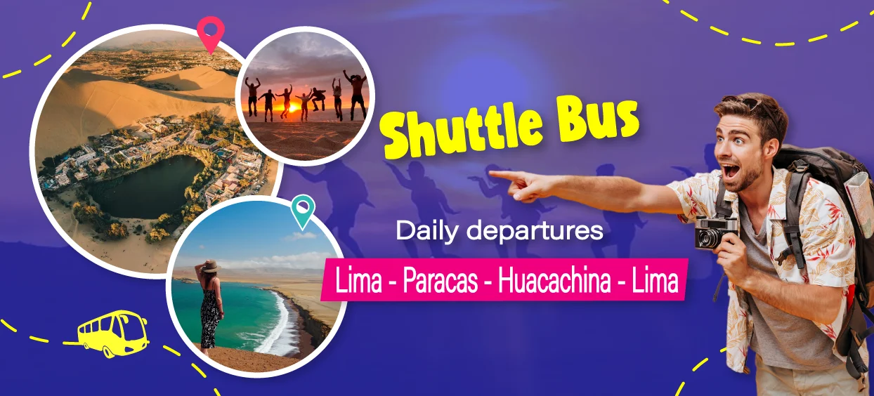 BUS LIMA TO PARACAS TO HUACACHINA | WAYKI BUS PERU