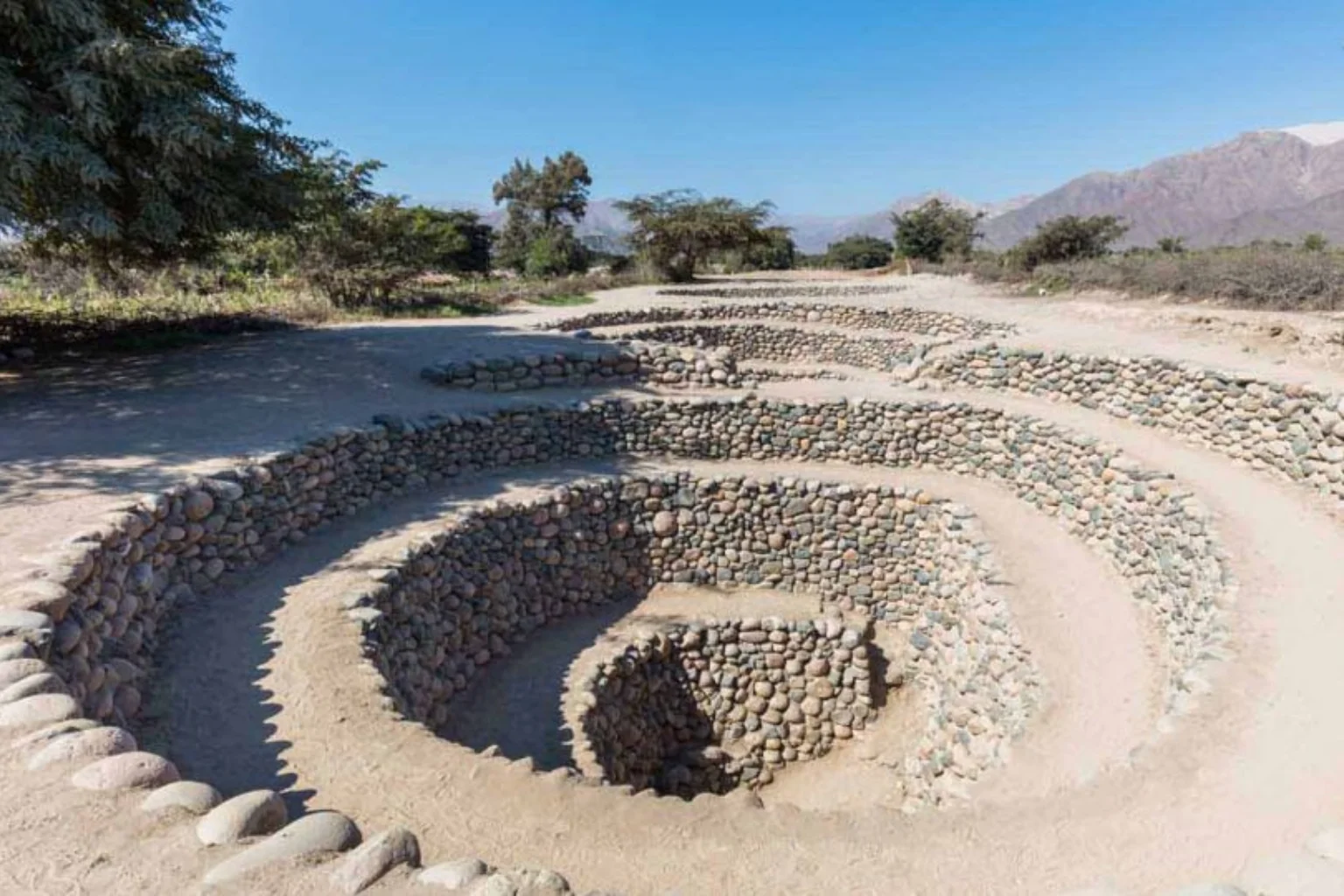 Hydraulic Engineering in Nazca - Cantalloc Aqueducts - Bus from Huacachina to Nazca - Wayki Bus