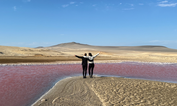 Pink Lake | Golden Shadow trek Paracas | Wayki Bus